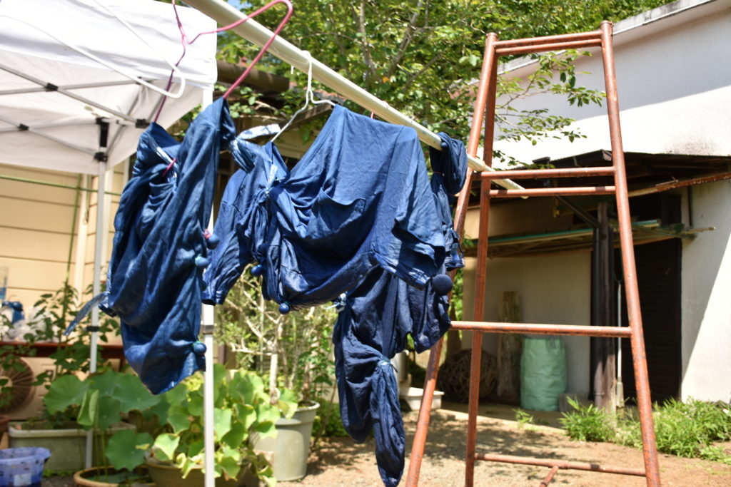 Indigo dyed works